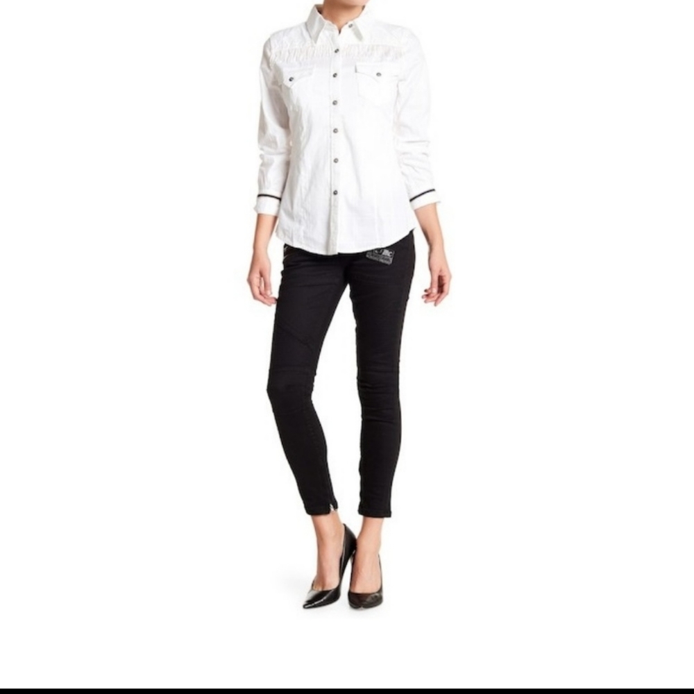 NWOT Affliction Raquel Avenge Black Jeans, size 26